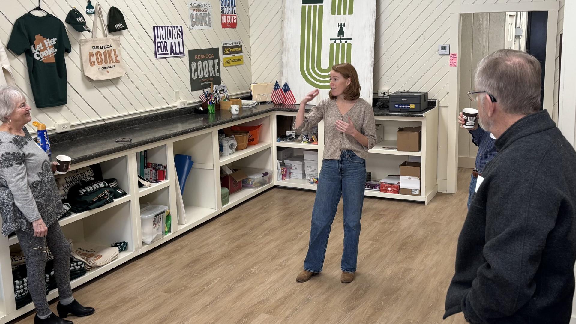 Cooke Welcomes Eau Claire Residents to New Campaign Office