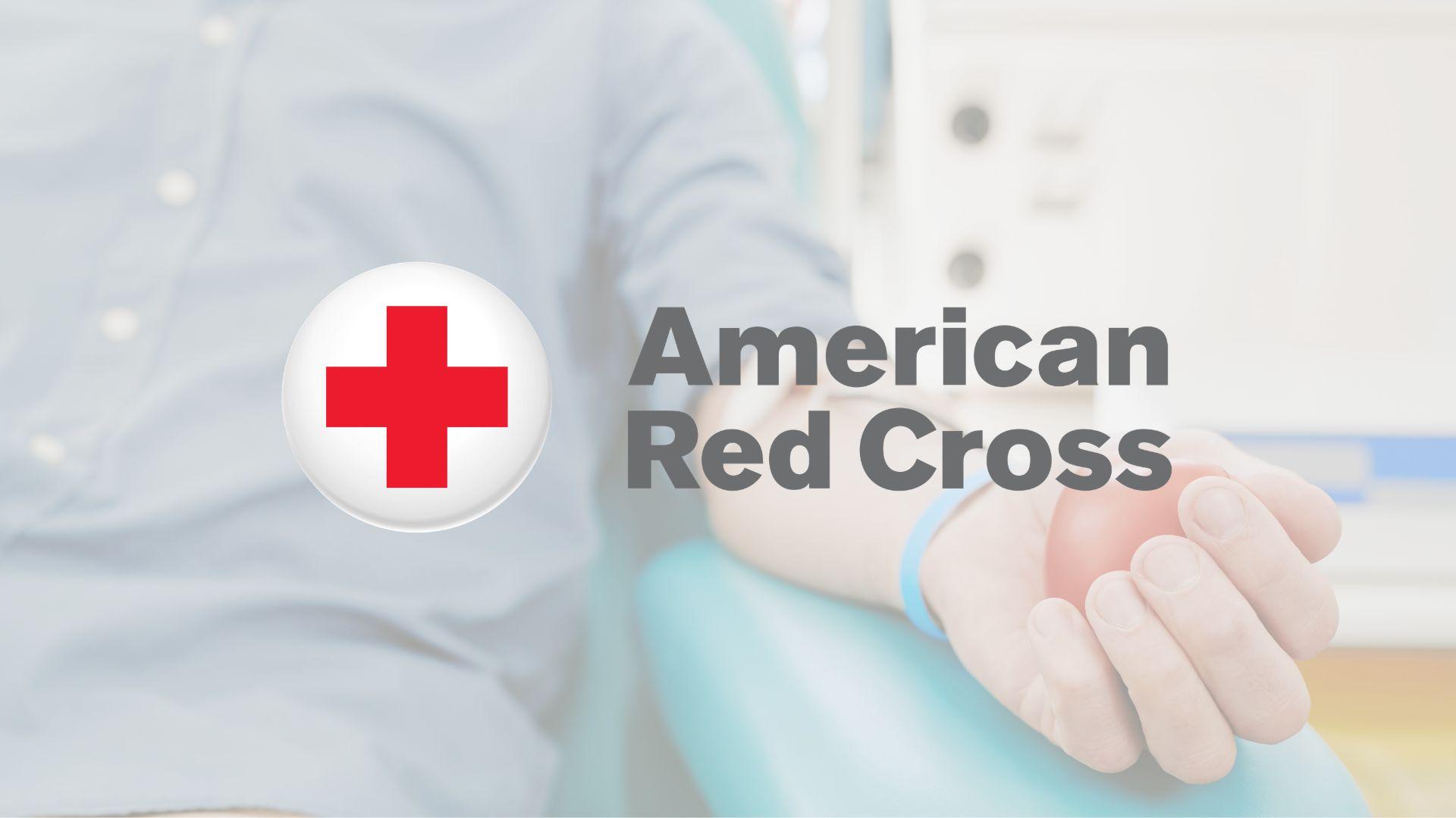 You can help the Red Cross blood supply